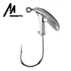 MEREDITH 10PCS Blood Slot Lead Jig Head Tumbler leaded head Fishing Hook 3.5g 5g 7g 10g 14g for Soft Lure Carbon Steel ► Photo 2/6