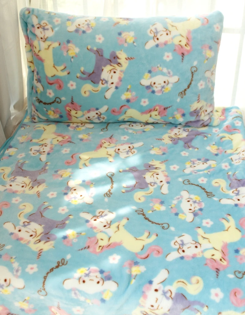 

IVYYE 1PCS Cinnamoroll Unicorn Anime Blanket Plush Velvet Warm Decoration Soft Bed Home Pillows Throw Sofa Blankets Unisex NEW