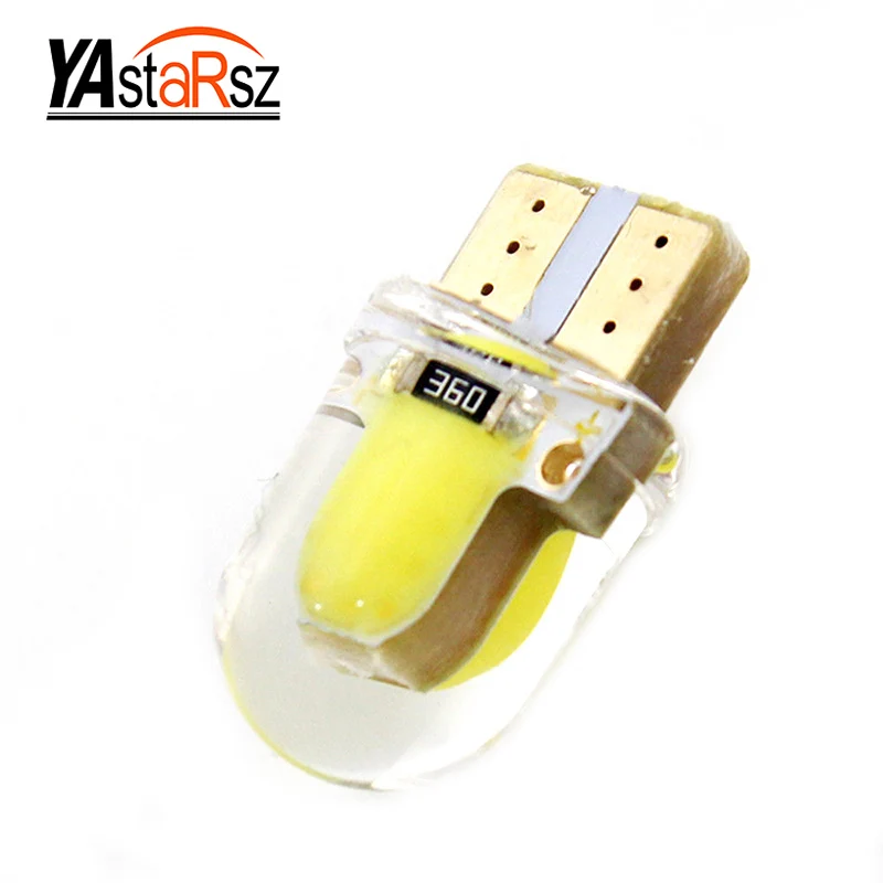 

1pcs Ceramic Car Interior LED T10 COB 194 W5W Wedge Door Instrument Side Light Bulb Lamp Car Light Source 12V For Toyota Honda