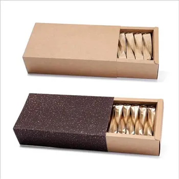 

Hot 25 Pcs/Lot 4 Size Craft Kraft Paper Gift Box Drawer Box Suitable For Wedding/Candy/Food/Jewelry /Gifts/ Coffee Package Box