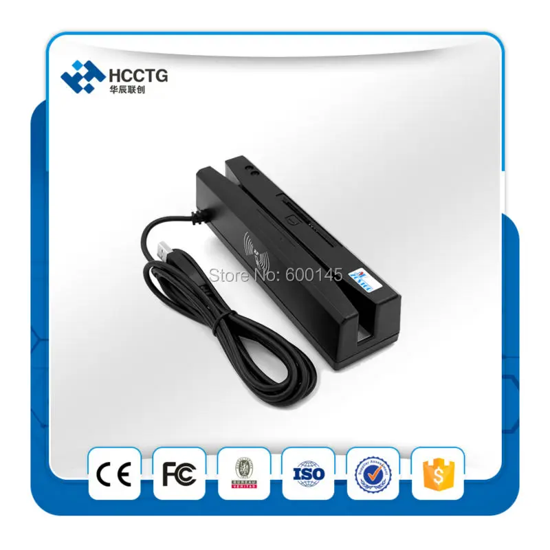 

HCC110 Support Magnetic Card and IC Card and RFID Card and PSAM Card with USB Interface
