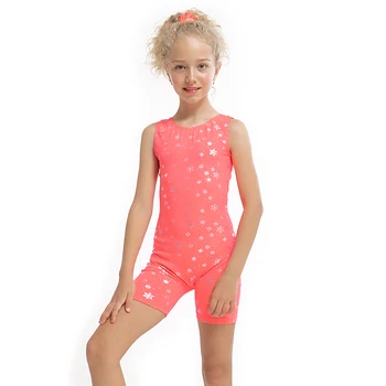 

3-10Y Girls Kids Ballet Dress Gymnastic Leotards Sleeveless Dance Jumpsuit Dancing Biketard Dancewear Ballet Clothing Costume
