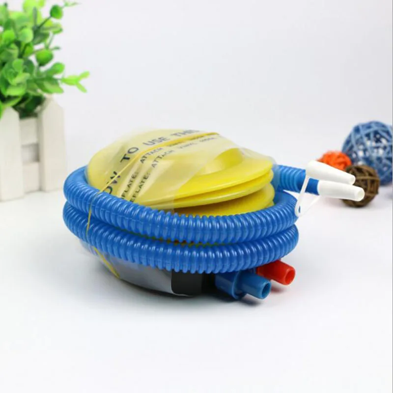 

1piece hand push air pump foot air pump balloon plastic inflator event party supplies high quality air foot pump for balls party
