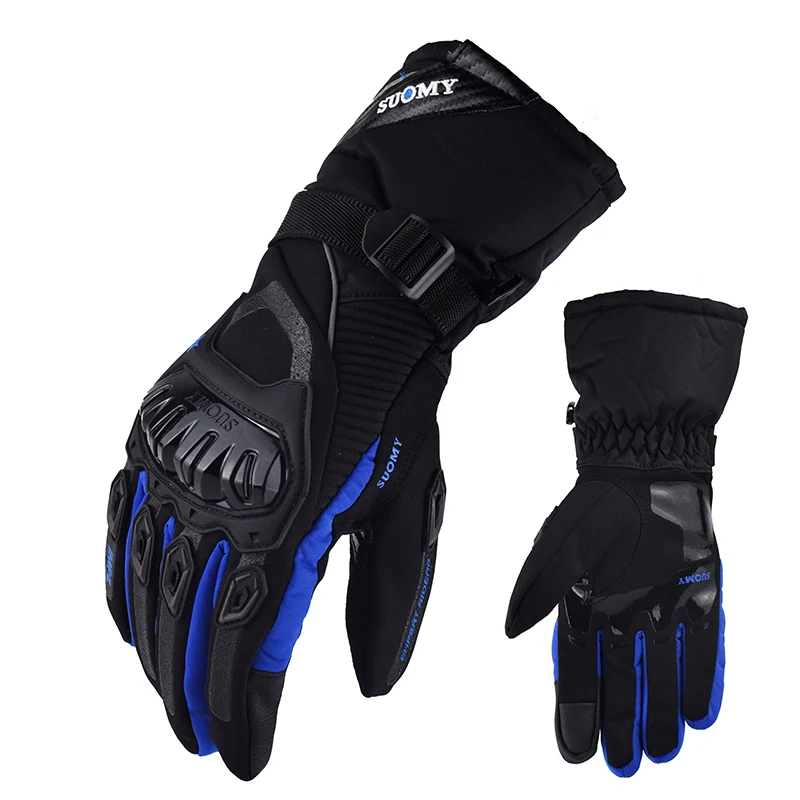 SUOMY motorcycle gloves 100% Waterproof windproof Winter warm Guantes Moto Luvas Touch Screen Motosiklet Eldiveni Protective