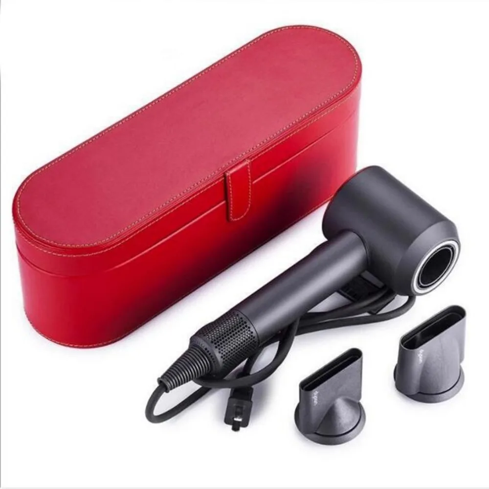 NEW Portable Storage Case Organizer Sensico Magnetic PU Leather Flip Hard Box Travel Case for Dyson Supersonic Hair Dryer