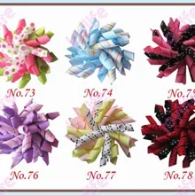 45 шт. 3 дюйма коркер банты(для шитья) характер ленты Женский бант для волос банты заколки