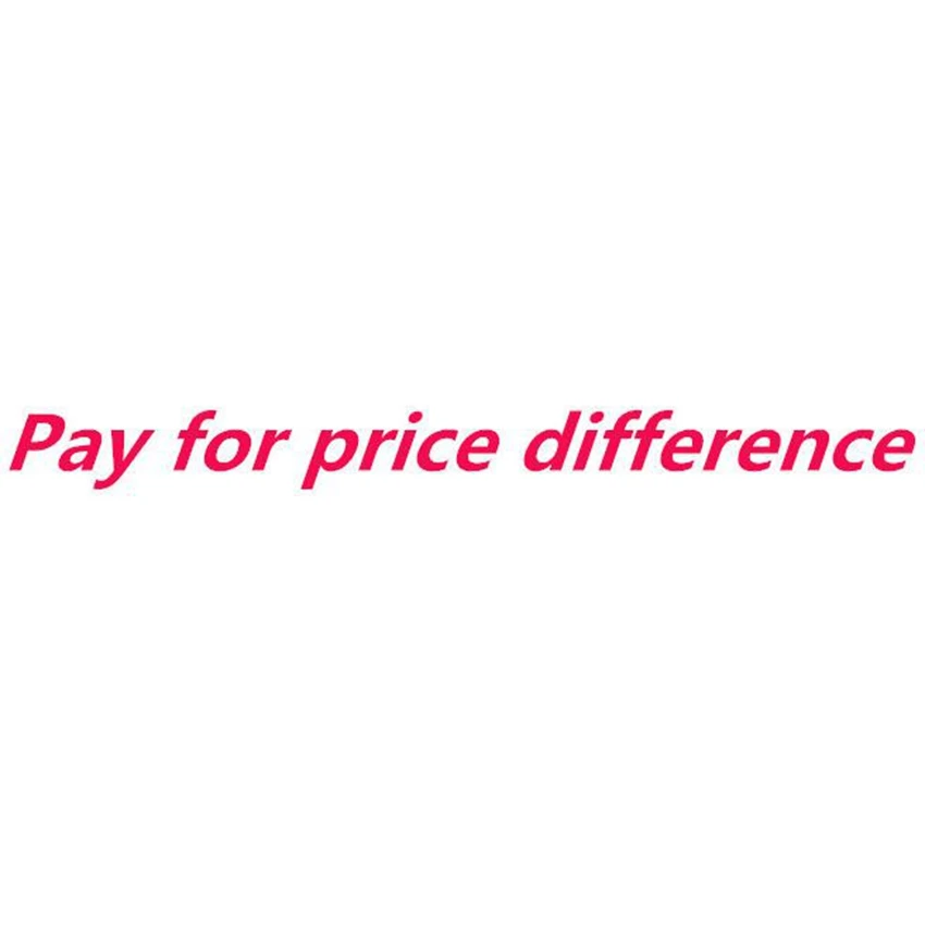 

Pay for difference price