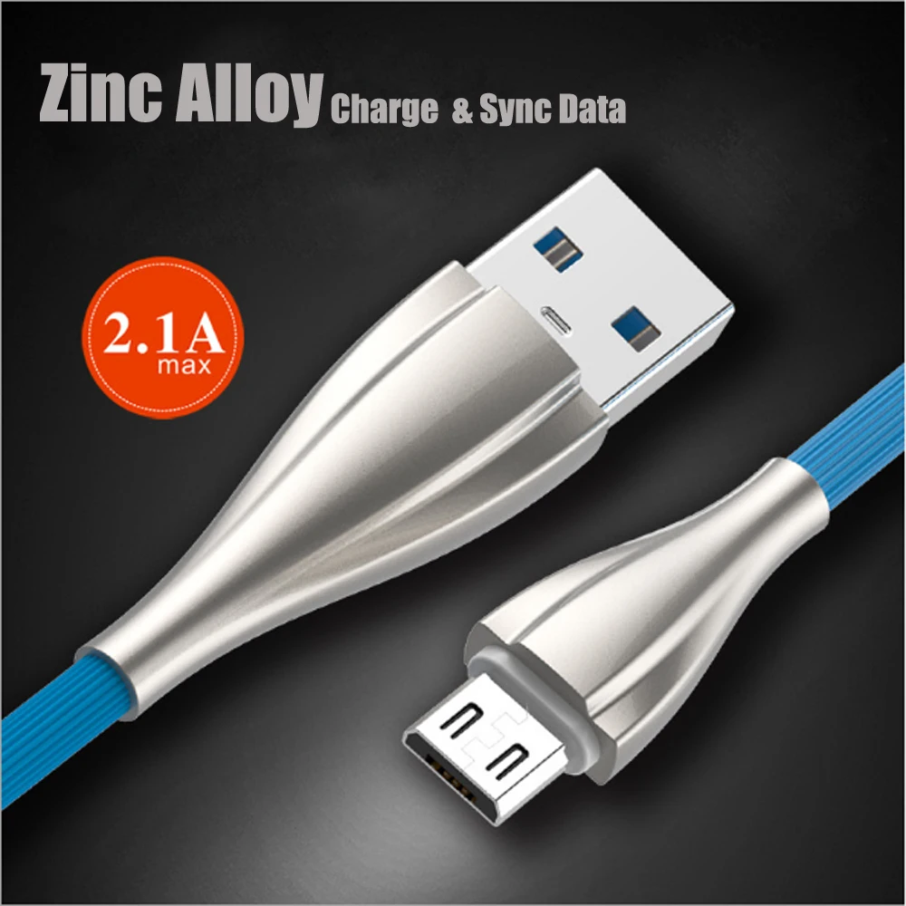 

10pcs Nylon weave Zinc Alloy Micro USB type-C Cable For iPh X 8 7 6 Fast Data Charging Wire Mobile Phone Cable 2.0 A 1M