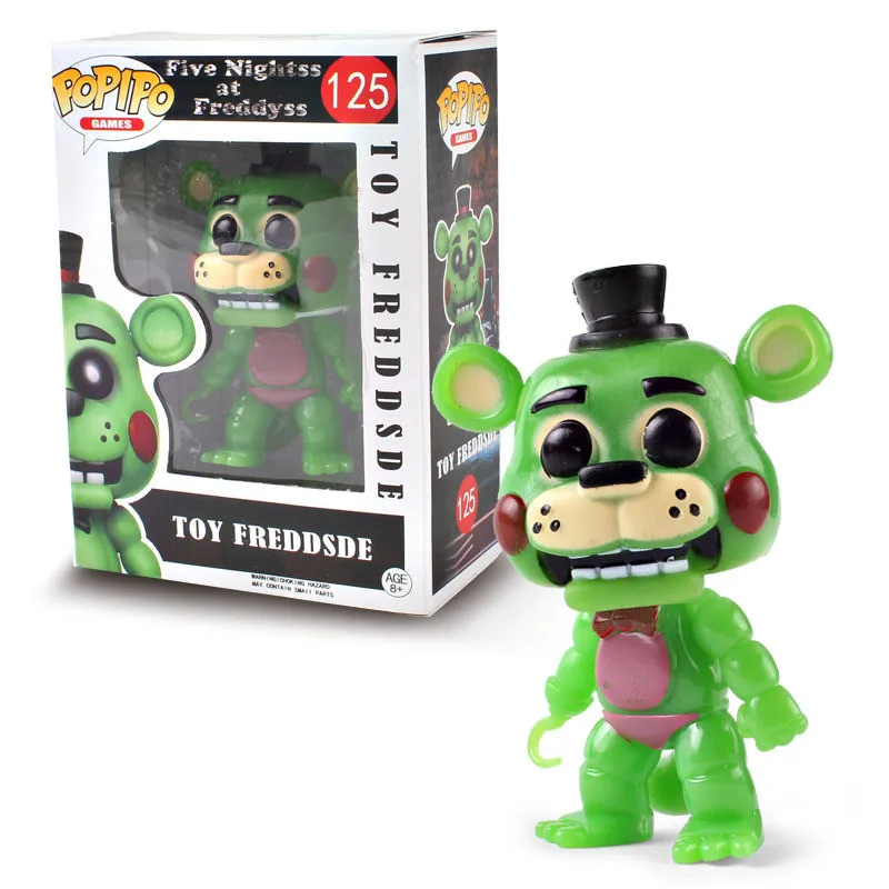 Five Nights at Freddy's  Action Figure Hand puppet FNAF Brinquedoes Doll Unicorn Freddy PVC Toys Christmas Gift 10CM (8)