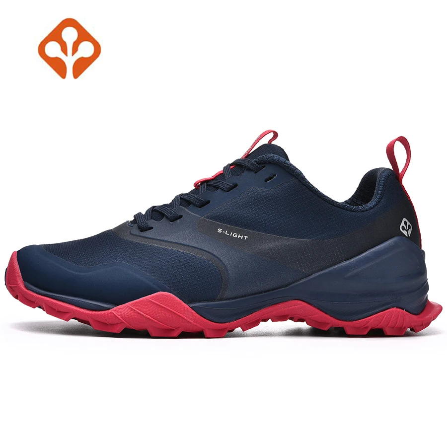 

SALAMAN Women Breathable Camping Outdoor Sport Mesh Hiking Shoes For women Waterproof Mountaineer Climbing Sneakers
