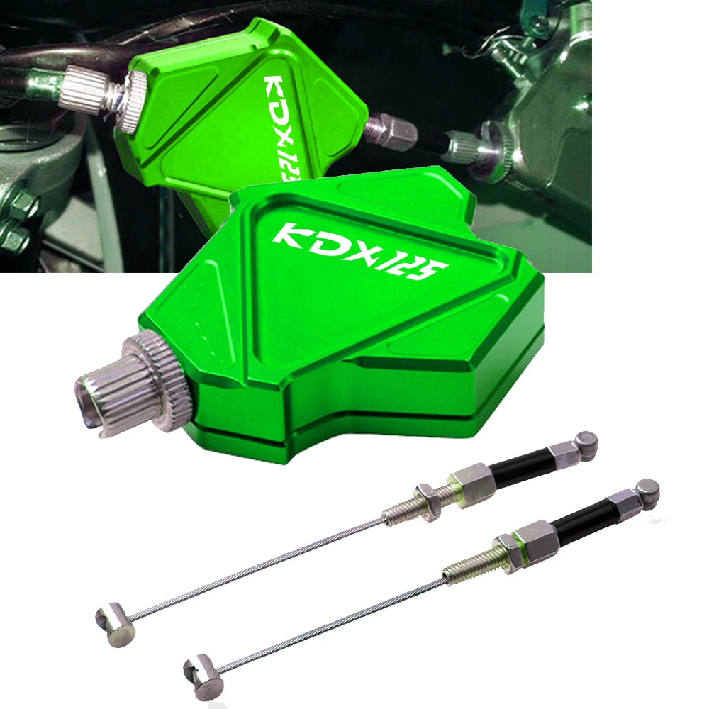 CNC трюковый рычаг сцепления легкая кабельная система натяжения для Kawasaki KDX 125 KDX125 KDX125SR 1979 2017 2011 2012 2013 2014 2015