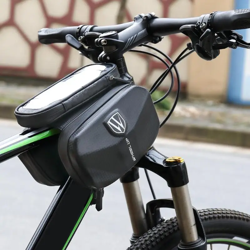 MTB велосипедная Сумка водонепроницаемая сумка для велосипеда рамка Передняя головка верхняя труба велосипедная сумка 6,0 дюймов сенсорный экран велосипедная сумка аксессуары