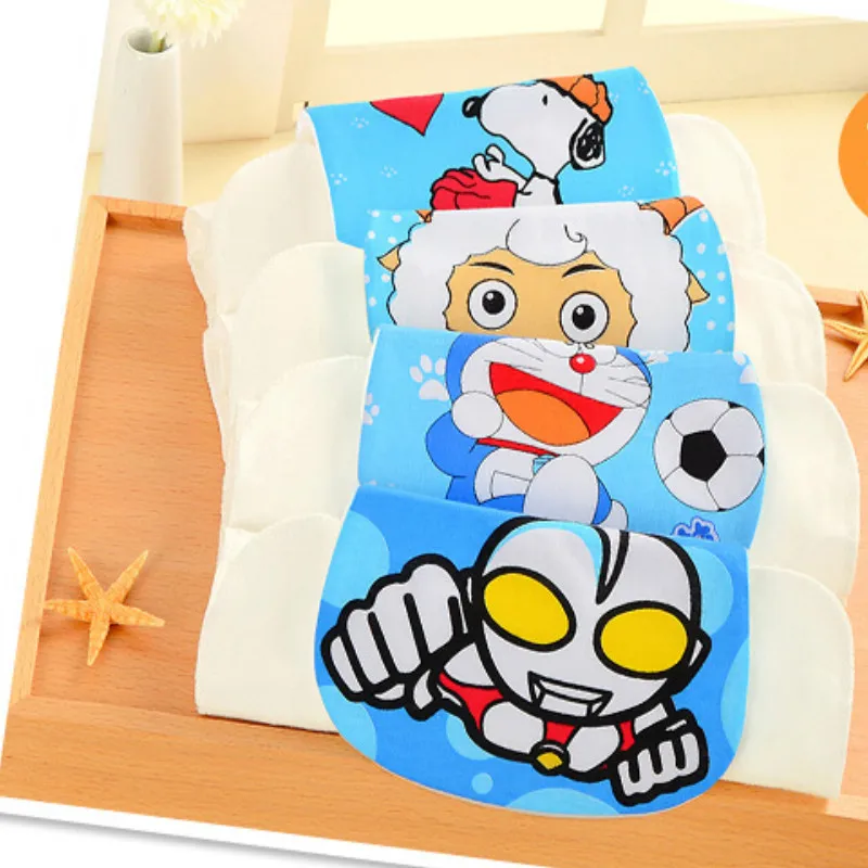 Специальное предложение, четырехслойное детское хлопковое впитывающее полотенце, марлевый детский бюстгальтер-полотенце с рисунком