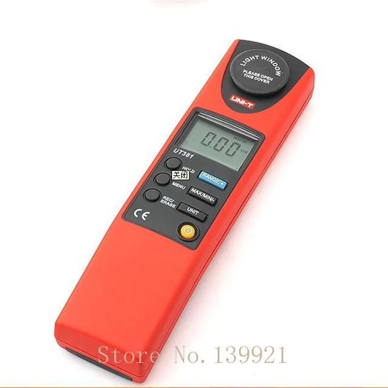 UNI-T UT381 Ручной цифровой люминометр/Люксметр/Light Meter 0~ 20000Lux