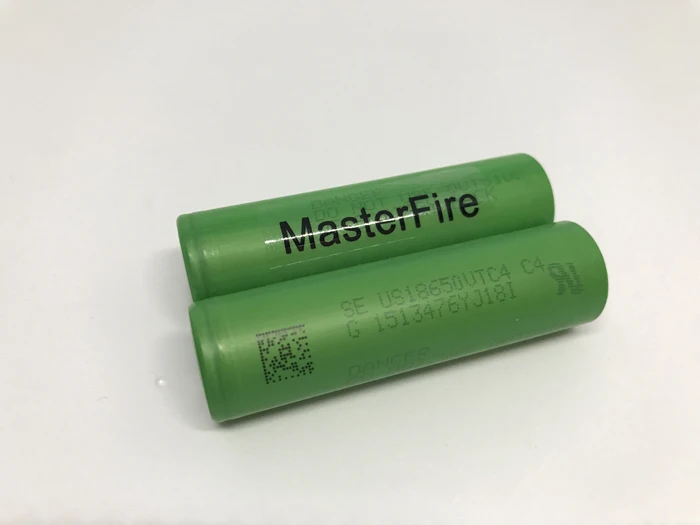 MasterFire 4 шт./лот Новинка 18650 US18650VTC4 3,7 V 2100 мА/ч, 30A VTC4 высокий поток энергии перезаряжаемый Батарея для sony электронные сигареты