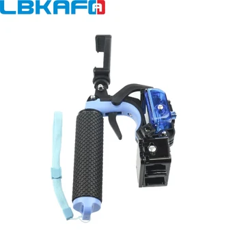 

LBKAFA 2 in 1 Shutter Pistol Trigger Floating Handle Grip Self-stick For Gopro Hero 6 5 4 3+ SJCAM SJ4000 SJ5000 SJ6 SJ7 YI