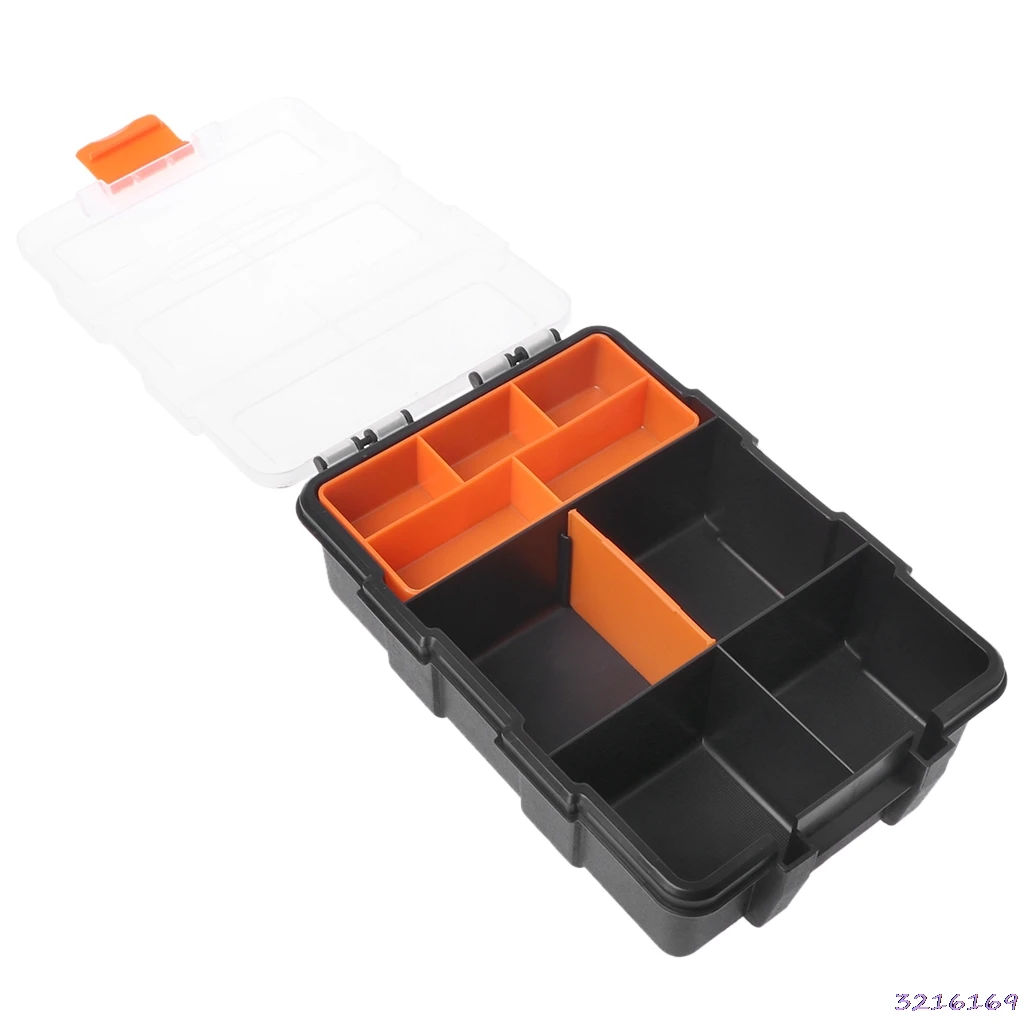 

F-156 Hardware Box Transparent Multifunctional Storage Tool Case Plastic Organizer-38#