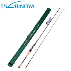 TSURINOYA 1.95 м Мощность: l Baitcasting Рыбалка Rod 2 секции 2-10 г Carbon приманки стержни Fuji Интимные аксессуары действие: быстрая PESCA stick снасти