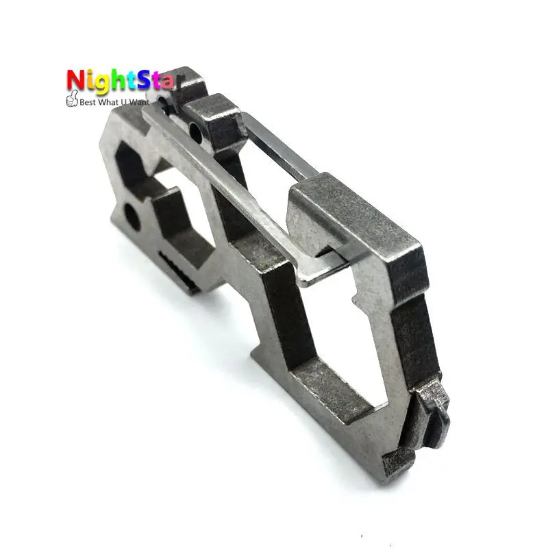 

Krachtige Pocket Survival Carabiner Screwdriver Keychain Wrench Multi Tool Camping Survival Tools Travel Kits pocket wrench