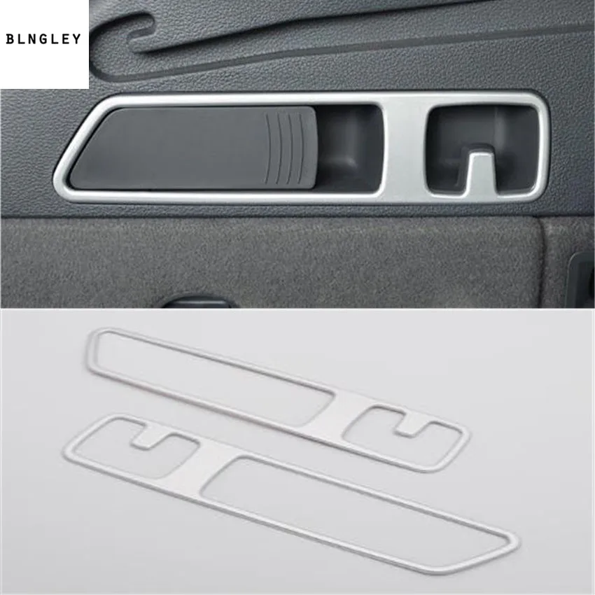 

Free shipping 2pcs/lot ABS Chrome rear Seat shake handshandle decoration cover for 2018 AUDI Q5 car accessories