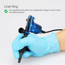 Besta Высокое качество татуировки клеймо роторная татуировка машина пистолет сильный 10 Вт мотор для шейдера linnner черный/серебристый/красный/синий