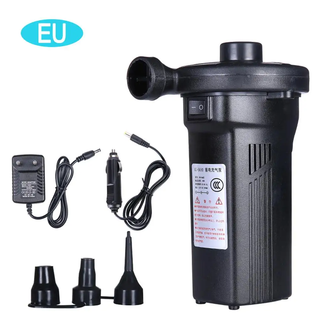Air Pump Outdoor Electric Air Pump Fast Filling Portable Car Auto Inflate Air Mattress Pump Rechargeable (Car And Home Dual-use) Air Pump Outdoor Electric Air Pump Fast Filling Portable Car Auto Inflate Air Mattress Pump Rechargeable (Car And Home Dual-use)