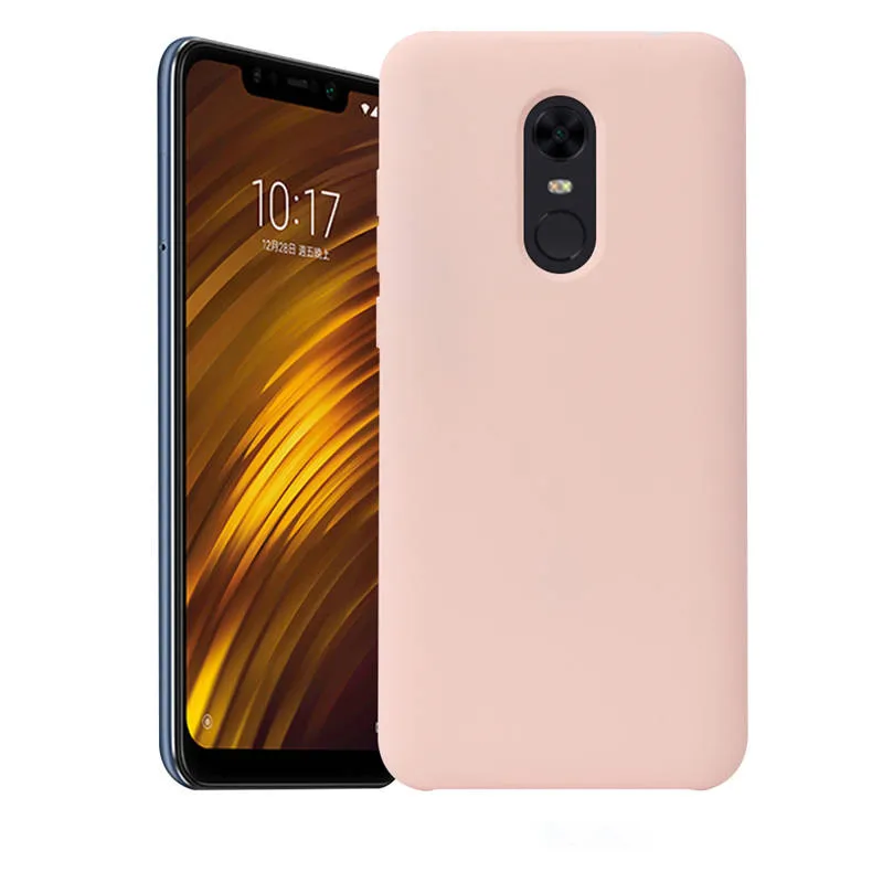 

For Xiaomi Redmi 5 Case Liquid Silicone Rubber Soft Cover For Xiaomi Redmi 5 Plus Candy color Phone Cases Shockproof Coque