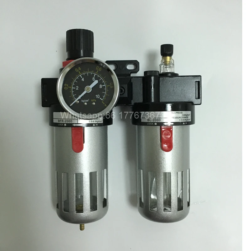 Airtac Тип Пневматический воздушный frl BFC2000 1/4 дюйма с манометром Регулятор Фильтра