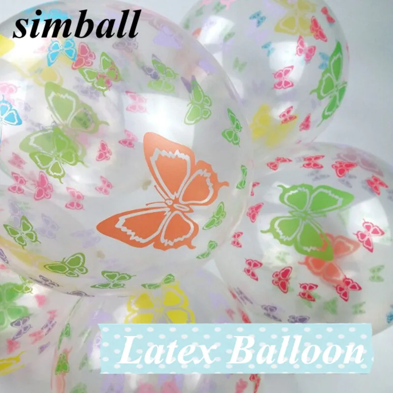 10 шт. прочный латексный шар с принтом бабочки 2 8 г|latex free balloon|latex wedding balloonsballoon