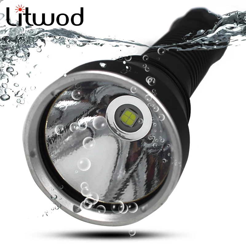 Litwod Z25D88 светодиодный фонарь для дайвинга оригинальный CREE XLamp XHP70 5000LM