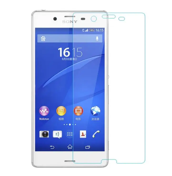 

2Pcs 0.3mm Super Thin Tempered Glass Anti Shatter Screen Protector Film Cover For Sony Xperia Z3 Z3v Dual D6603 D6616