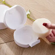 Простая Дорожная крышка мыльница Мини дорожная подставка для мыла кожух планки ролла Чехол держатель Контейнер для дома для ванной для душа