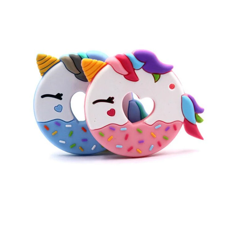 Baby Silicone Teething Food Grade Teether Cartoon Newborn Nursing Dropshipping 2 colors | Мать и ребенок