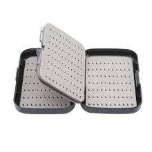 Новая пена Водонепроницаемый хранения приманки крючок Box нахлыстом Пластик четыре стороны строю оборудования удобно носить#2M07