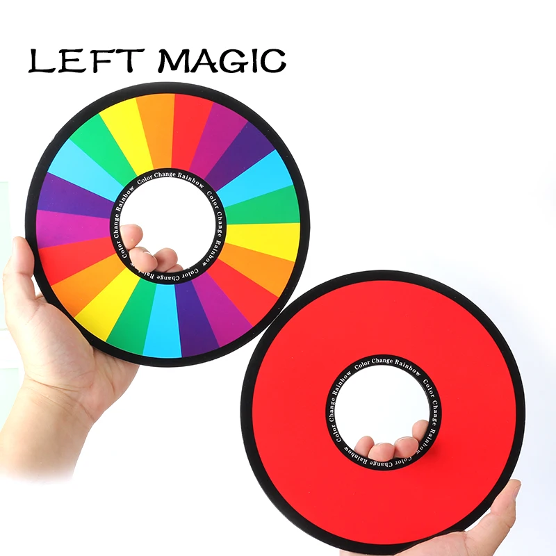 

6 Pcs/Set Rainbow Rings Magic Tricks Color Changing Ring Magia Magician Stage Accessories Illusion Props Gimmick Comedy Kids