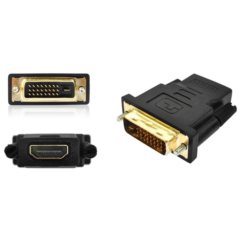 JCKEL HDMI Женский к DVI D 24+ 1 Pin Мужской адаптер конвертер HDMI2DVI кабель переключатель для ПК PS3 проектор ТВ коробка HD ТВ ЖК-телевизор