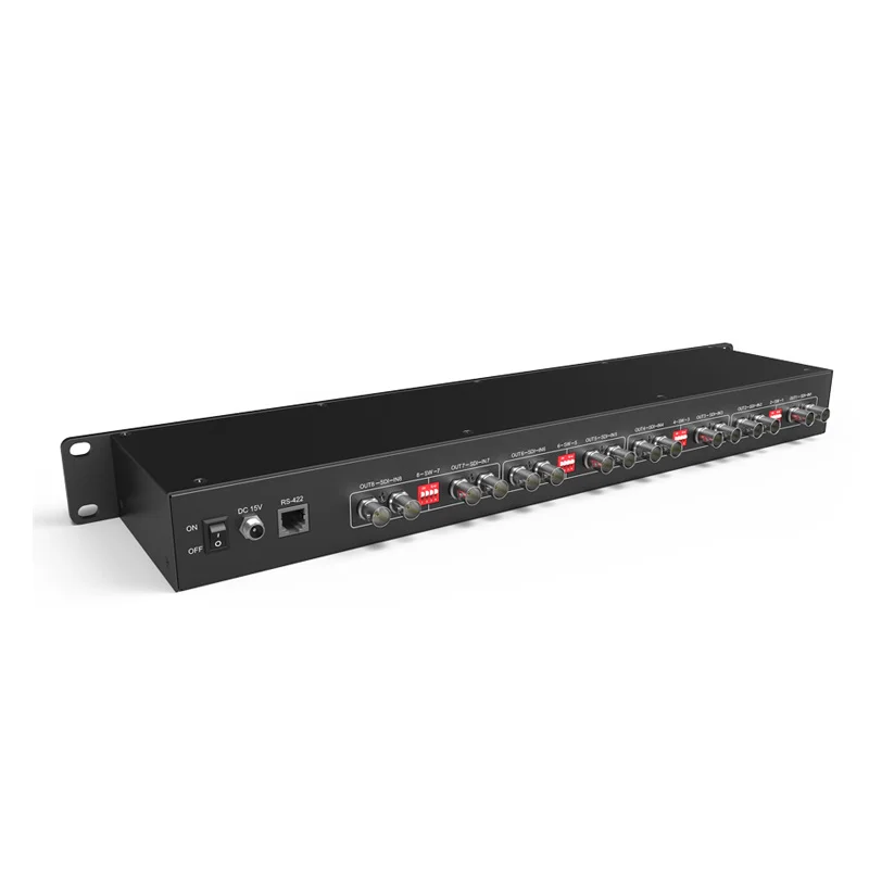 Lilliput RM-0208S 1RU Rackmount 8x2 дюймов 3g/HD/SDI вещательный монитор для ТВ вещания грузовиков