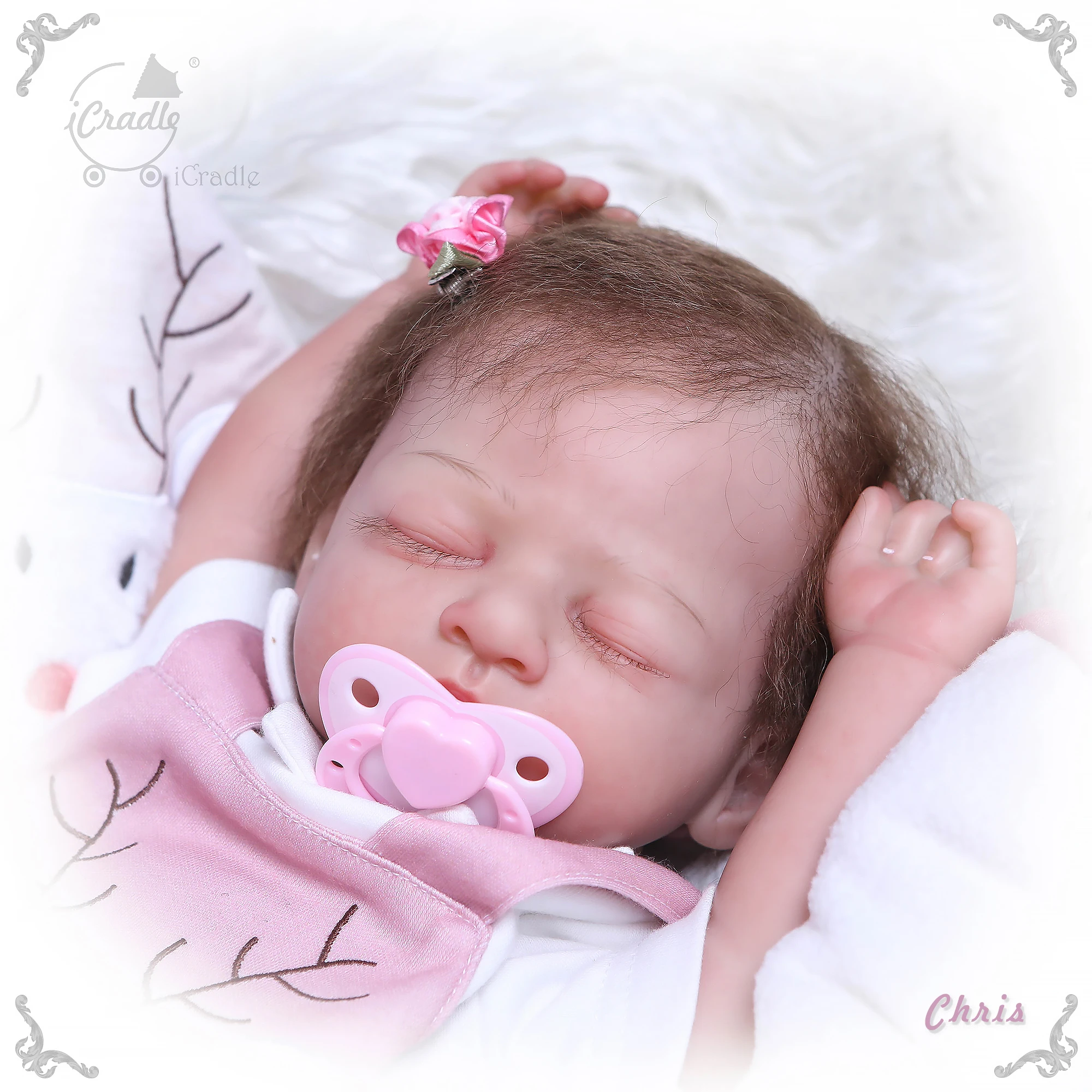 50 см Силиконовая Кукла reborn настоящая кукла Bebe alive игрушки для детей подарок бутик