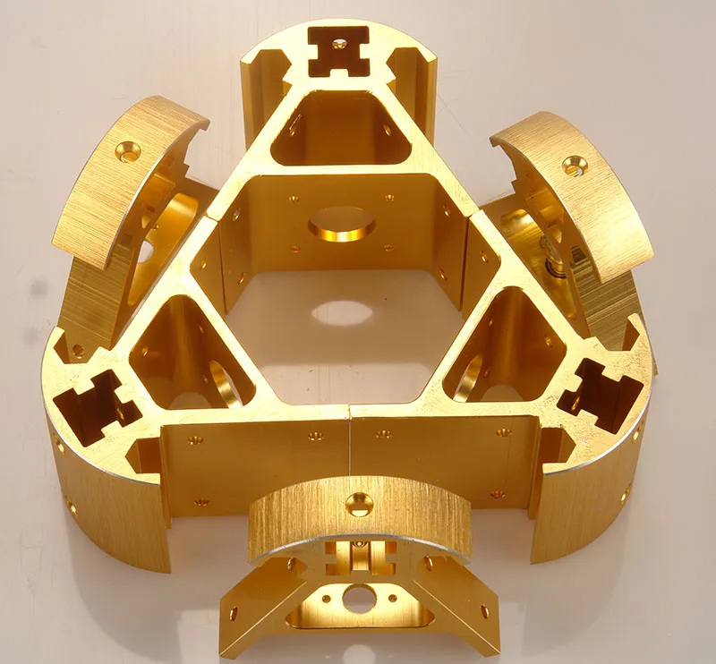 

Reprap kossel frame for 2020 aluminum profile all metal corner fitting aluminum alloy angle kit colorful