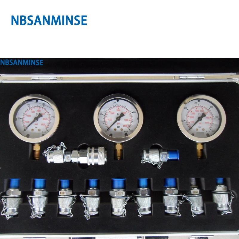 NBSANMINSE SM16256 прибор для тестирования высокого давления для кораблей экскаватор гидравлический промышленный инженер применение