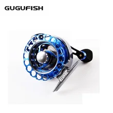 Gugufish все металлические рыбалка колеса плот колесо 9+ 1 мяч Подшипники вправо/Левая рука BaitCasting Шестерни соотношение: 3:6:1 Рыболовные катушки