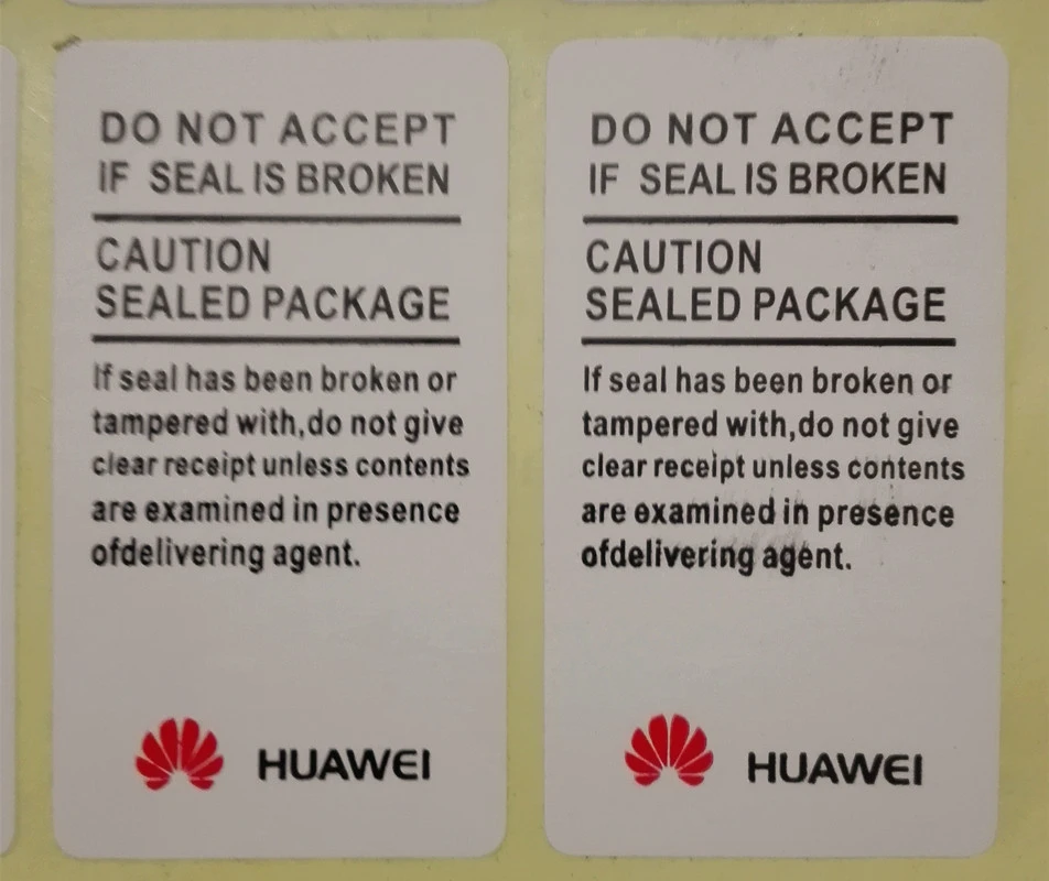 1000 Pcs Many Advanced Quality Sticker Huawei Guarantee Seal Label Stickers 4 5 X 2 5 Cm Free Shipping Label Print Sticker Labelsticker Note Aliexpress