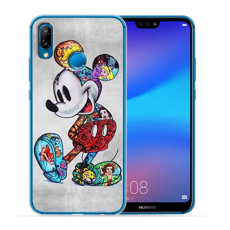 Ститч marvel для huawei mate 9 10 20 P8 P9 P10 P20 P30 P Smart Lite Plus Pro чехол для телефона Coque Etui funda Мягкий силиконовый чехол