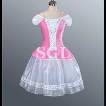 Женские бархатные балетные пачки длинное платье для продажи театральные костюмы танцевальные брюки танцевальная одежда розовая пачка AT1067A