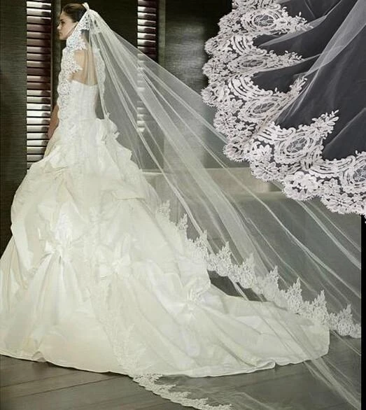 White/Ivory Wedding Veil with Comb