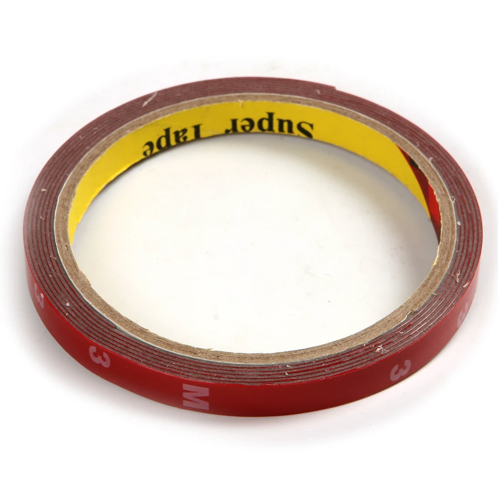 

Brand New 1Pc Red Roll Automotive Foam Tape Double Sided Adhesive Tape for Car Tape 0.6*300cm/1.0*300cm/1.5*300cm