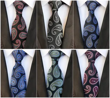 

2020 Explosion Quality High Quality Polyester Jacquard Business Occasion Wedding Banquet Tie Quality Paisley Decorative Tie