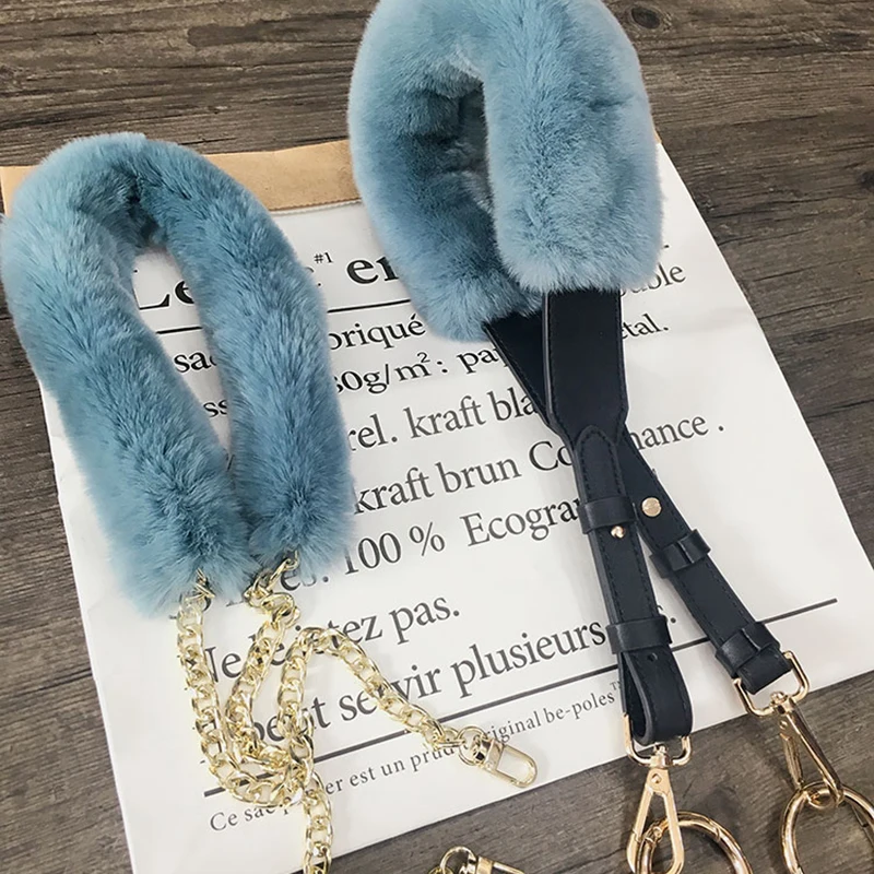 

Fur Design Replacement Straps for Women Handbag Shoulder Bags Women Bag Belts Lengthened Wide Straps You U Bag Accessories