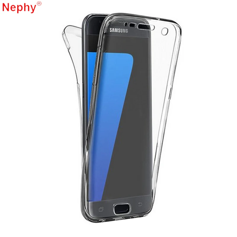 

360 Full Silicone Screen Smart Case for Samsung galaxy S8 Plus Samsung S7 S6 edge S3 duos S5 neo S4 Core Grand Prime Back Cover
