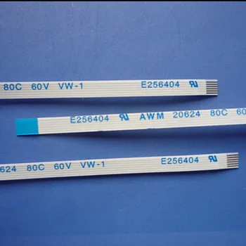 

FPC Socket Soft Cable 0.5 Pitch 6 Core Same Direction 100mm Long UL20624 80C 60V